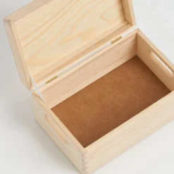 Houten kist met deksel small Zeller Present