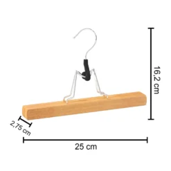 Houten kleerhanger met clip Five®