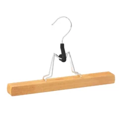 Houten kleerhanger met clip Five®