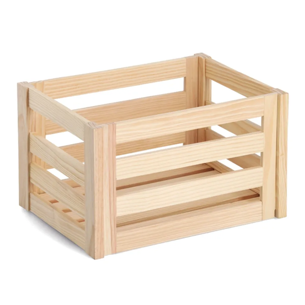 Houten kratje large Zeller Present