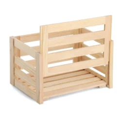 Houten kratje large Zeller Present