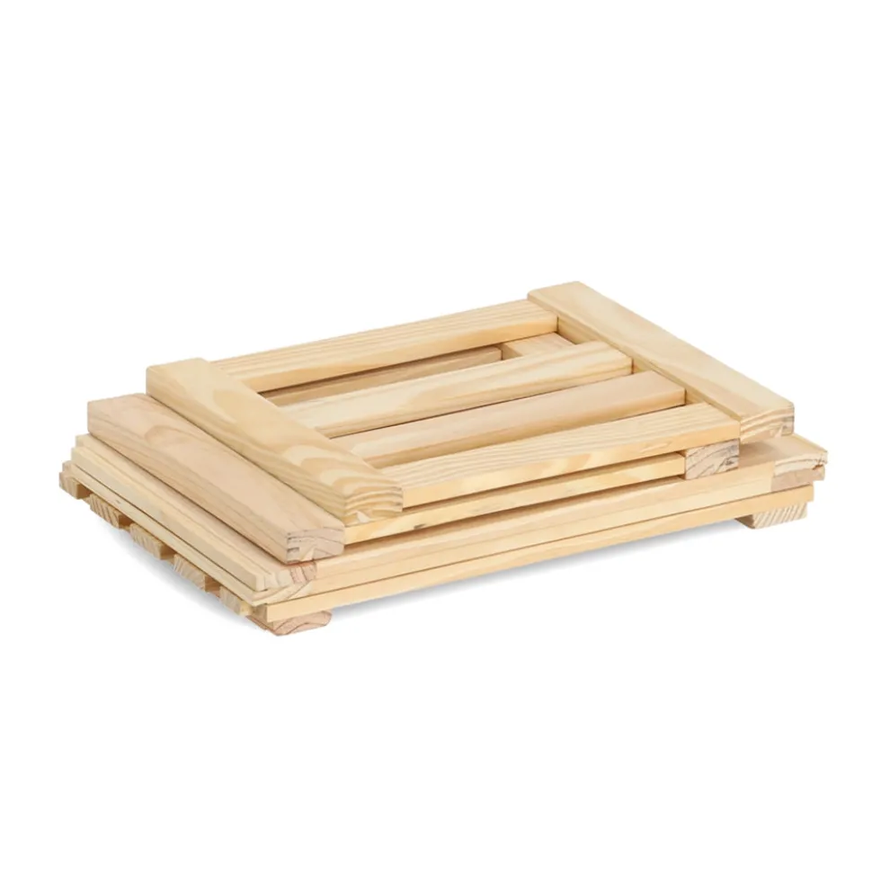 Houten kratje large Zeller Present