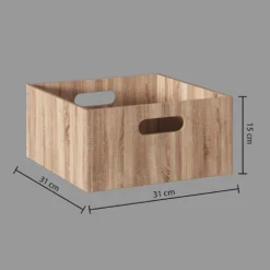 Houten lichtbruine kastmand medium Five®