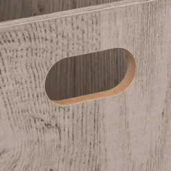 Houten lichtgrijze kastmand medium Five®