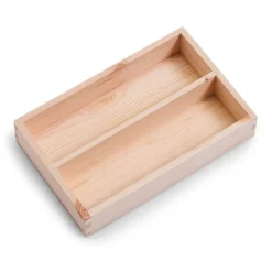 Houten opbergkist met deksel 3-delig Zeller