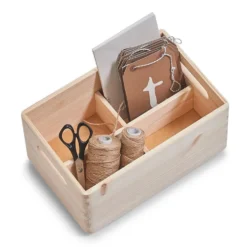 Houten opbergkist 30 x 20 x 15 cm Zeller Present