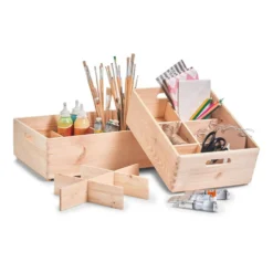 Houten opbergkist 30 x 20 x 15 cm Zeller Present