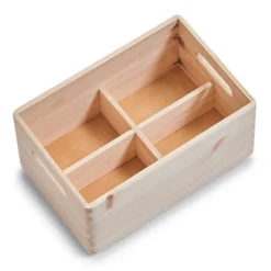 Houten opbergkist 30 x 20 x 15 cm Zeller Present