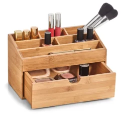 Houten organizer met lade Zeller Present