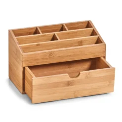 Houten organizer met lade Zeller Present