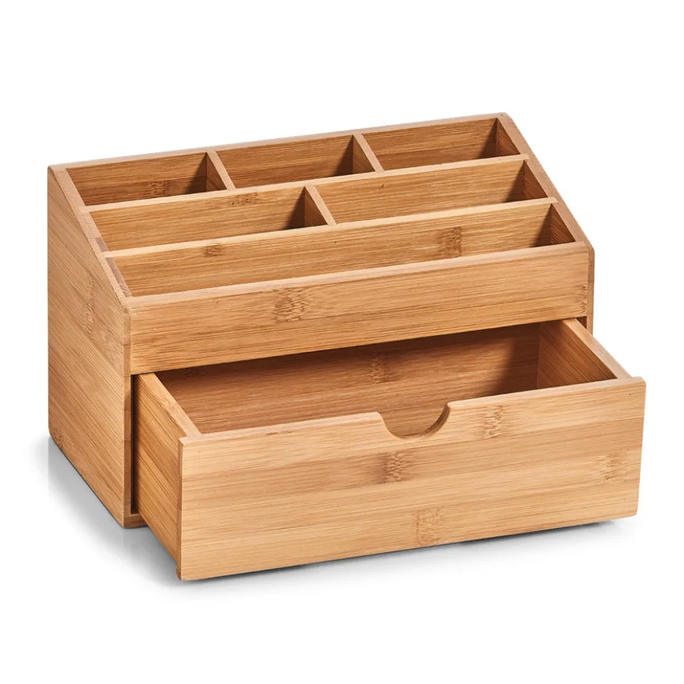 Houten organizer met lade Zeller Present