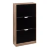 Houten schoenenkast hout/zwart Five®