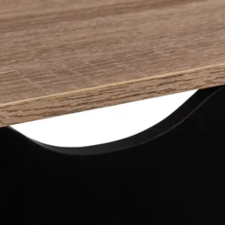 Houten schoenenkast hout/zwart Five®