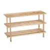 Houten schoenenrek 3 etages Zeller Present