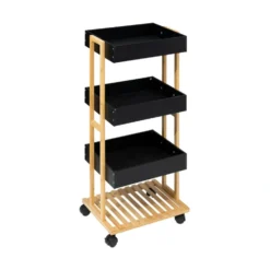 houten trolley badkamer of keuken Five®