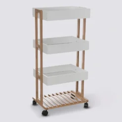 houten trolley badkamer of keuken Five®