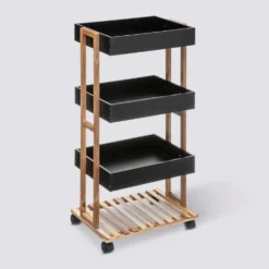houten trolley badkamer of keuken Five®