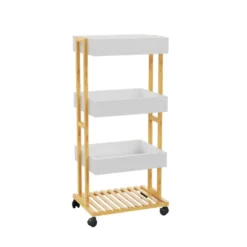 houten trolley badkamer of keuken Five®