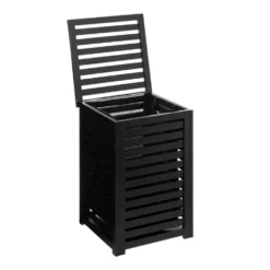 Houten zwarte wasmand 65 liter Five®