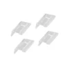 In/uit-stop voor gaasmand set van 4 transparant - Classic by Elfa