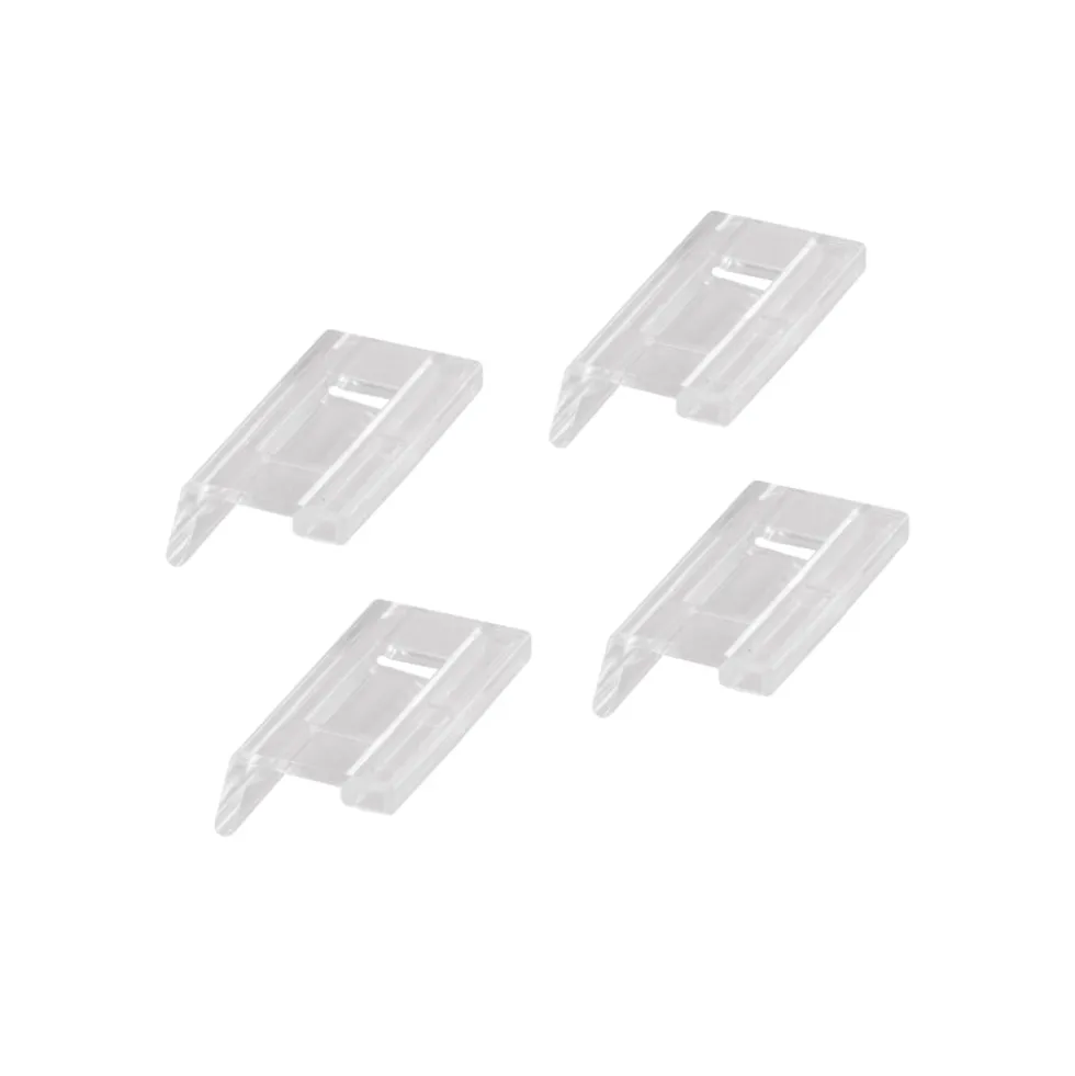 In/uit-stop voor gaasmand set van 4 transparant - Classic by Elfa