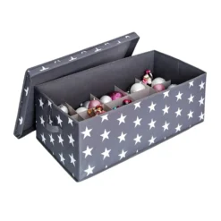 Kerstballen opbergbox sterren 30 ballen Store It