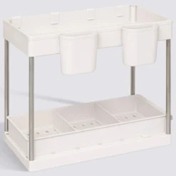 Keukenkast organizer uitschuifbaar 2 niveaus Five®