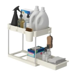 Keukenkast organizer uitschuifbaar 2 niveaus Five®