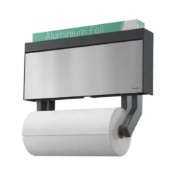 Keukenrol en foliehouder met snijhulp Metaltex