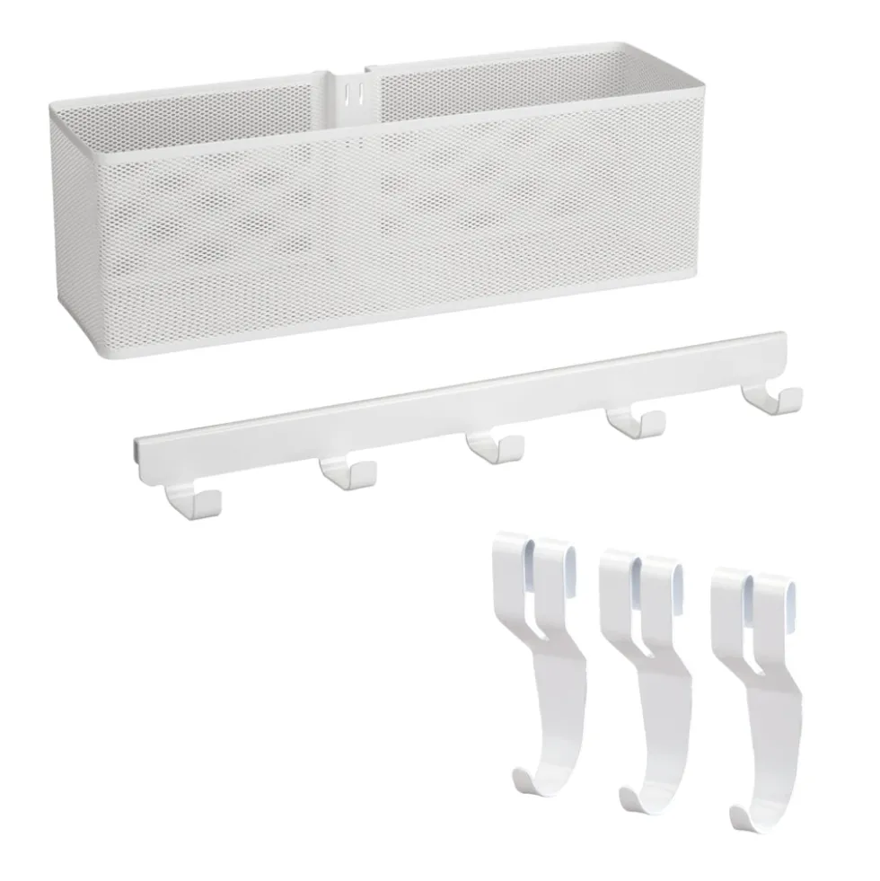 Kledingaccessoires set wit - Classic by Elfa