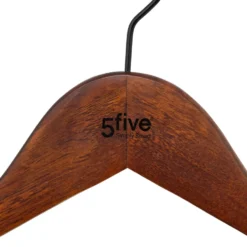 Kledinghanger industriëel hout 2 stuks Five®