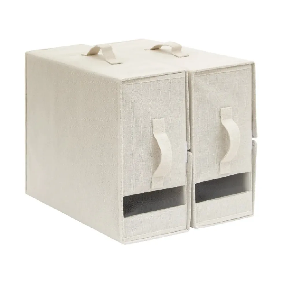 Kledingkast organizer 2 lademandjes Five® - Dressy+