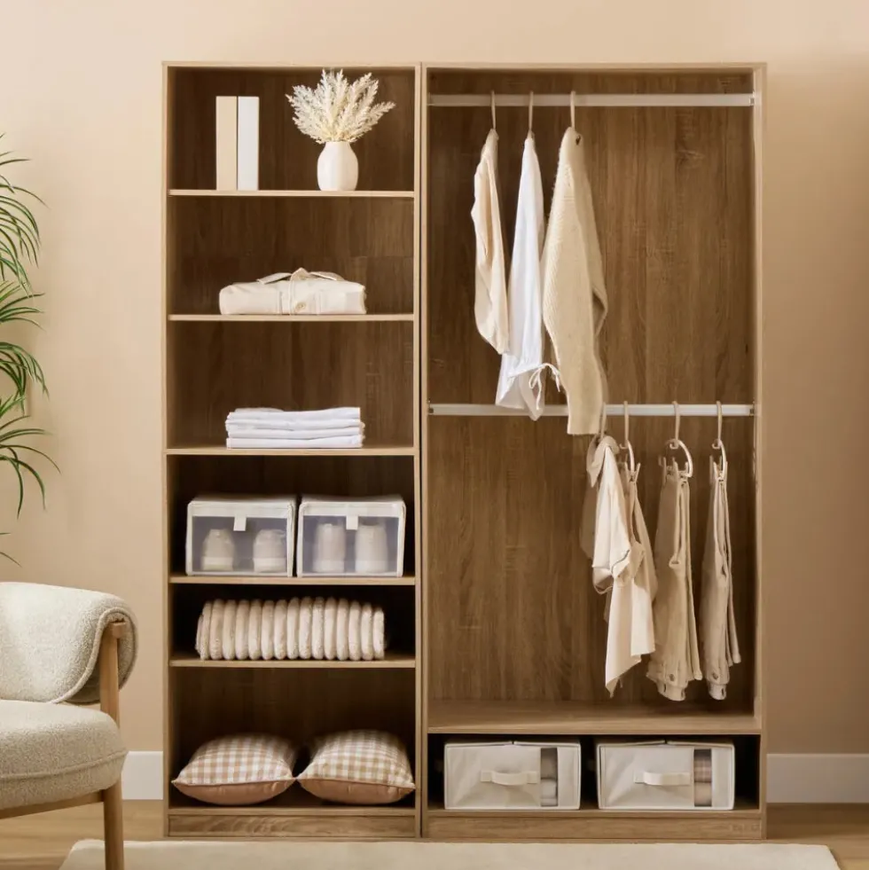 Kledingkast organizer 2 lademandjes Five® - Dressy+