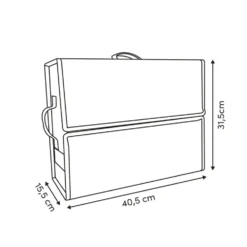 Kledingkast organizer 2 lademandjes Five® - Dressy+