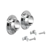 Kledingroedehouder wand chroom set van 2 - Classic by Elfa