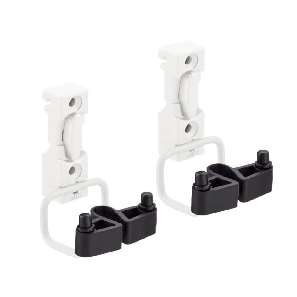Kleine gereedschapshouder voor draagrail set van 2 wit - Classic by Elfa
