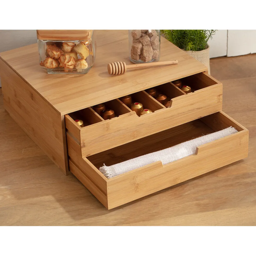 Koffie cuphouder en machine standaard dubbele lade Five®