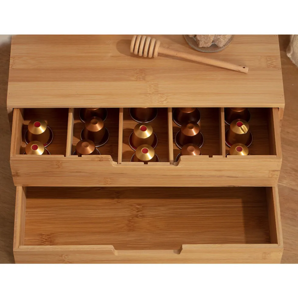 Koffie cuphouder en machine standaard dubbele lade Five®