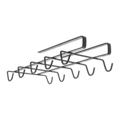 Kopjesrek aan plank Metaltex - Black edition