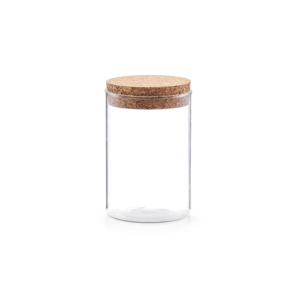 Kruidenpotje 400 ml met kurk deksel Zeller Present