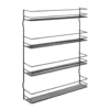 Kruidenrek zwart 4 etages Metaltex - Black edition