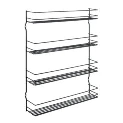 Kruidenrek zwart 4 etages Metaltex - Black edition