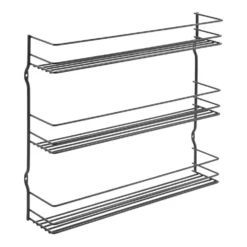 Kruidenrek zwart 3 etages Metaltex - Black edition