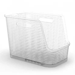 Kunststof transparante stapelbare mand 14 liter Ezystorage