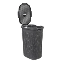 Kunststof wasmand grijs 60 liter Five®