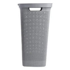 Kunststof wasmand met deksel 57 liter Ezystorage
