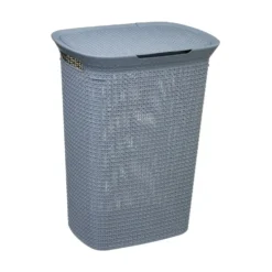 Kunststof wasmand met deksel 57 liter Five®