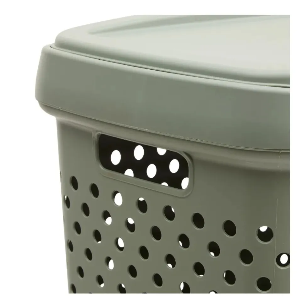 Kunststof wasmand met deksel 70 liter Five®