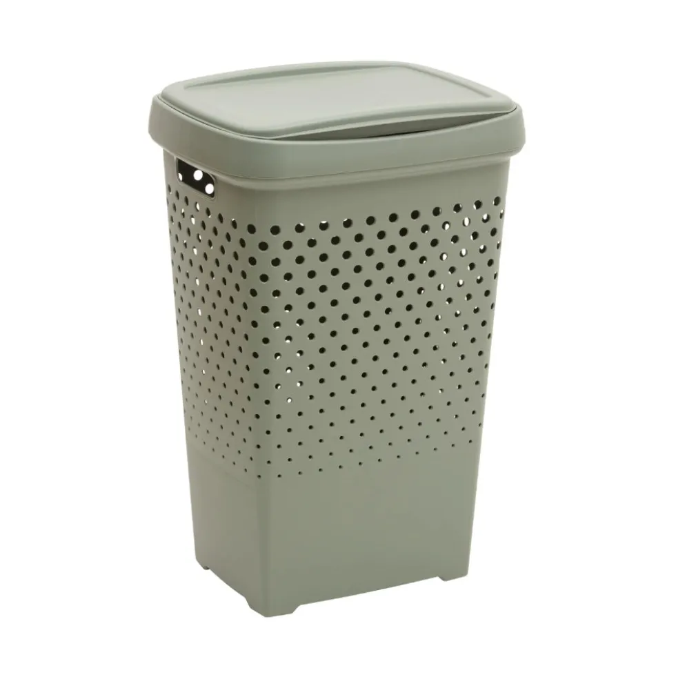 Kunststof wasmand met deksel 70 liter Five®