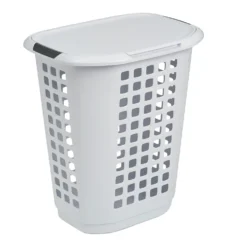 Kunststof wasmand wit 63 liter Ezystorage